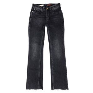 Pilcro Black Washed Flare Jeans